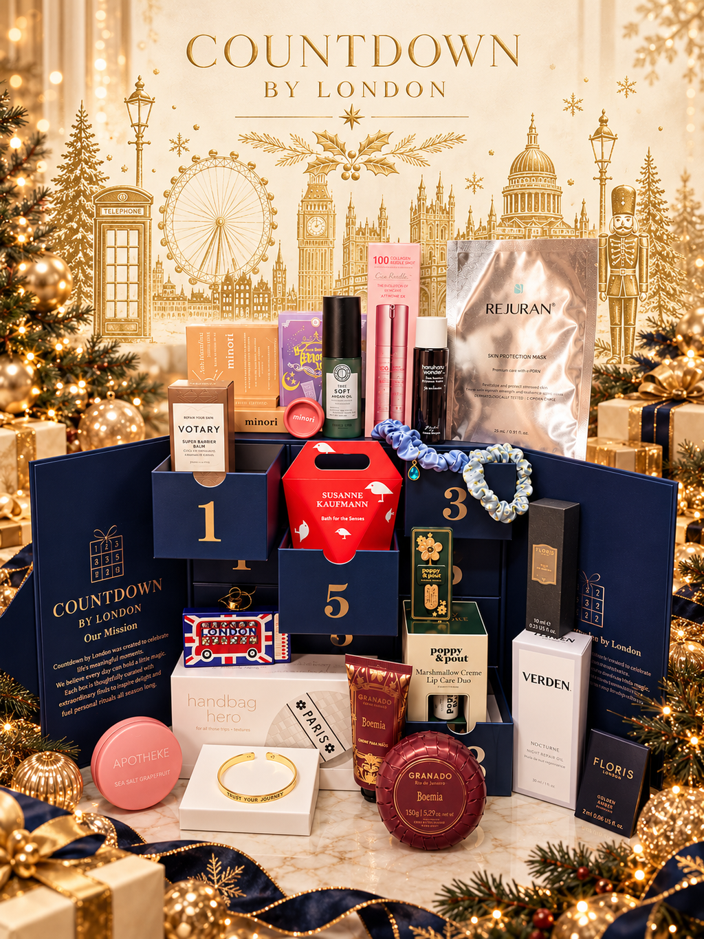 Women's Luxury Beauty Advent Calendar 2026 – 12-Day Holiday Gift Box