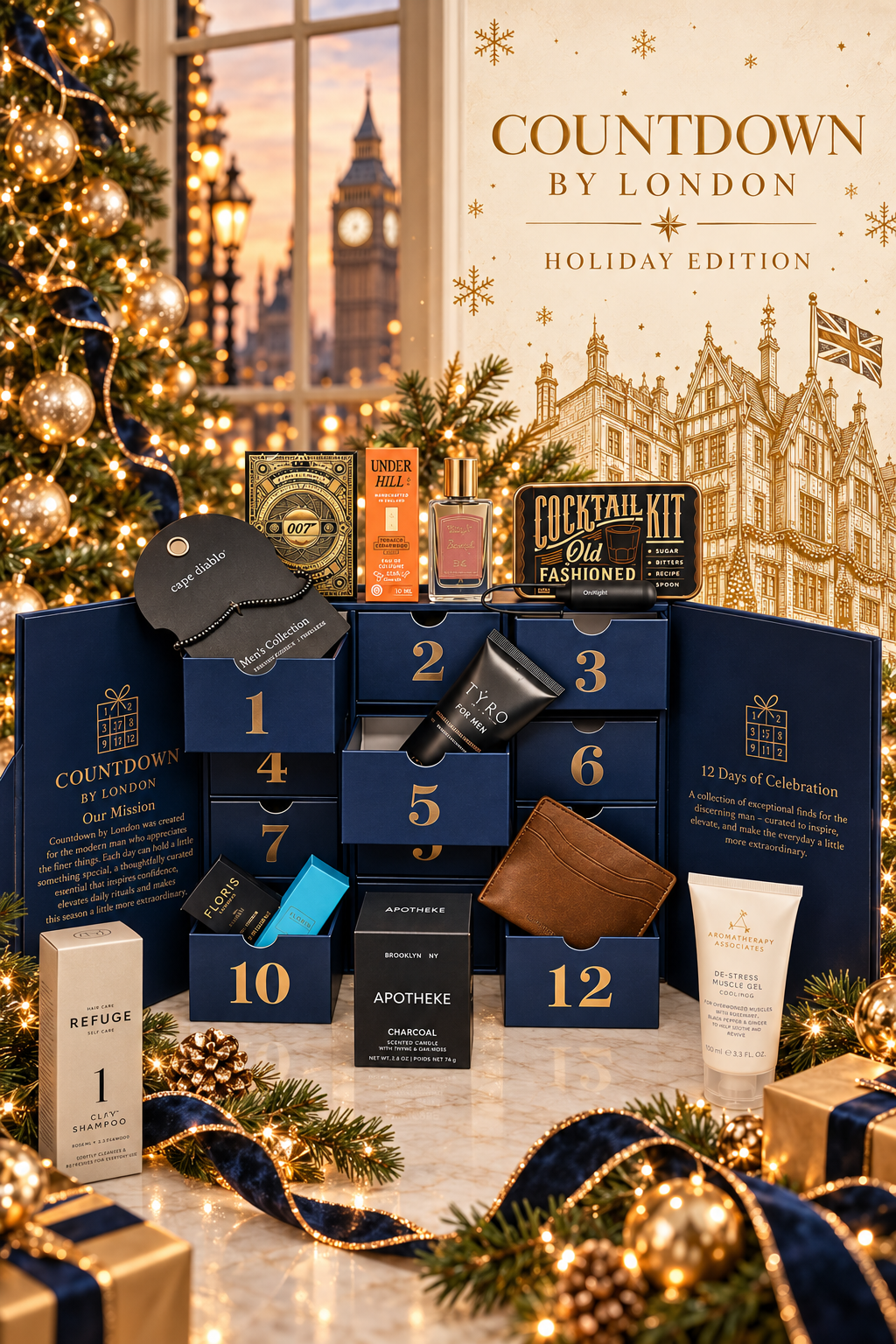 Men's Luxury Advent Calendar 2026 – 12-Day Gift Box