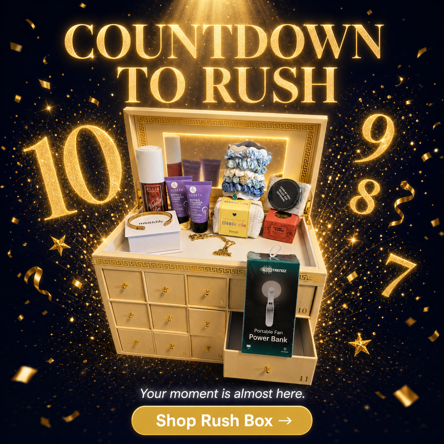 2026 Rush Box - Now Shipping - Grace. Glamour. Go Greek - Limited to only 500